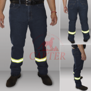 Pantalón Mezclilla (Con Reflejante)